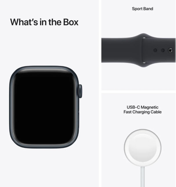 (Newly Sealed) Apple Watch Series 7 (GPS) 41mm or 45mm New Midnight Black with Sport Watch Band (Model A2474) - Super Savings Technologies Co.,LTD (Newly Sealed) Apple Watch Series 7 (GPS) 41mm or 45mm New Midnight Black with Sport Watch Band (Model A2474) - Super Savings Technologies Co.,LTD